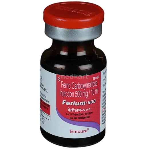 ferium 500mg injection 10 ml